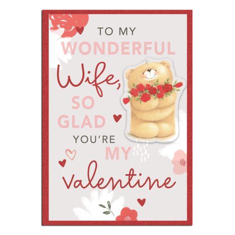 Wonderful Wife Forever Friends Valentine's Day Card